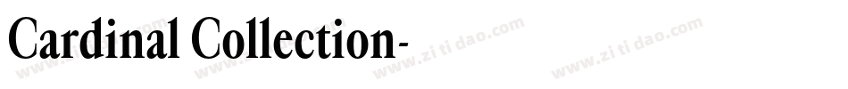 Cardinal Collection字体转换